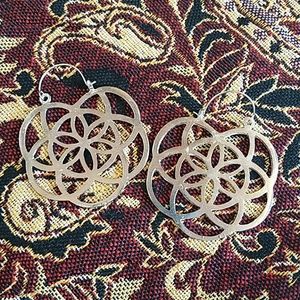 Seed of life earrings